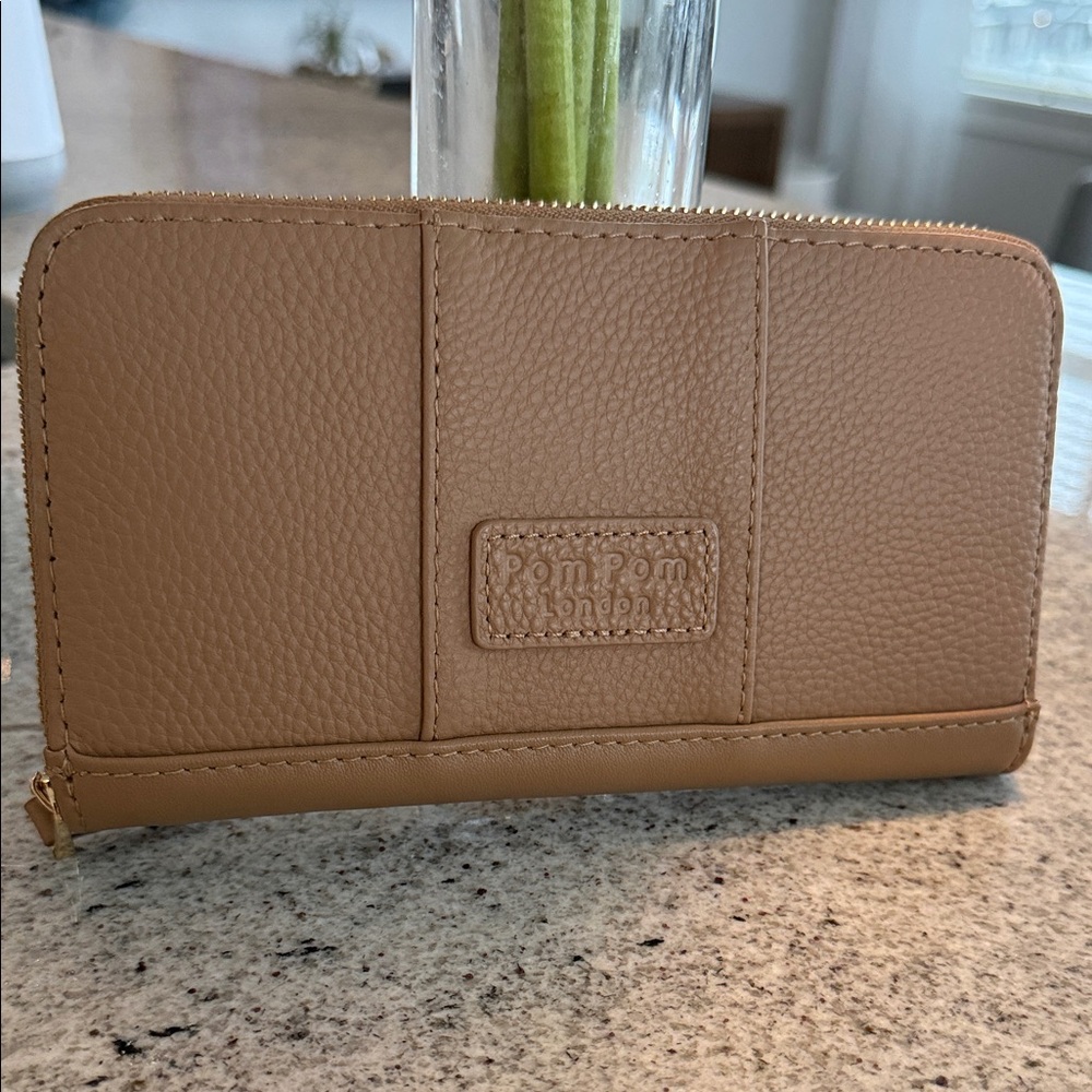 Pom Pom London Chelsea Wallet (Sand)